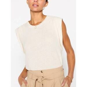 NEW BROCHU WALKER reins muscle tee in beige